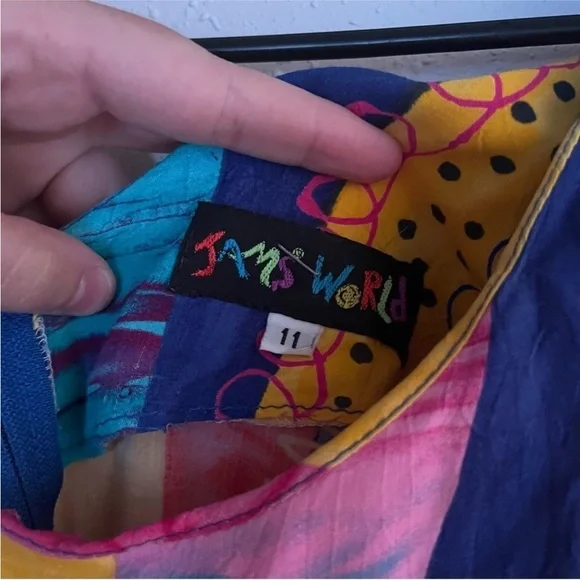 Jams World Patchwork Tank Top Dress M - Picture 3 of 4